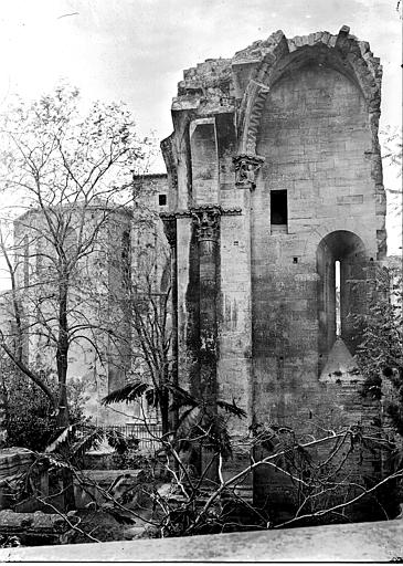 Eglise abbatiale Saint-Gilles Ruines, Enlart, Camille (historien), 