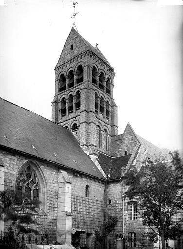 Eglise de Nogent-les-Vierges Clocher, Durand, Eugène (photographe), 