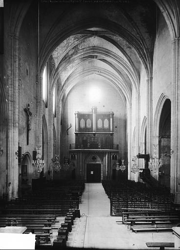 Eglise Saint-Laurent Entrée, vue sur l'entrée, Durand, Eugène (photographe), 