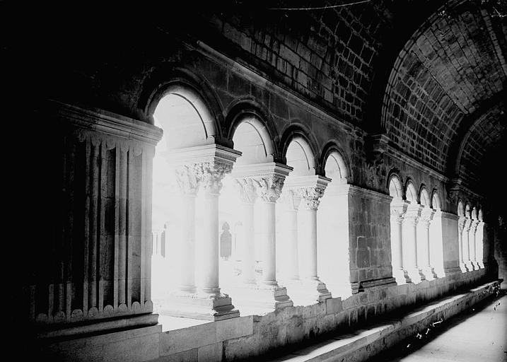 Abbaye de Montmajour (ancienne) Cloître: galerie, travées, Enlart, Camille (historien), 