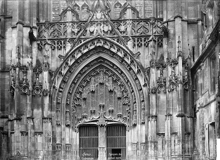 Cathédrale Saint-Etienne Portail du transept nord : partie supérieure, Mieusement, Médéric (photographe), 