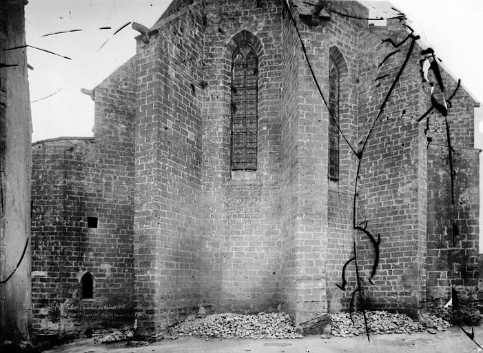 Eglise Saint-Laurent Abside, Durand, Eugène (photographe), 