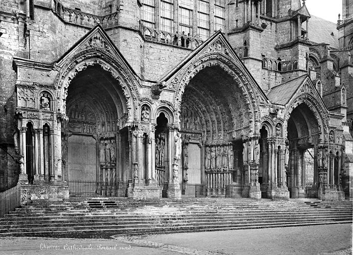 Cathédrale Notre-Dame Portail de la façade nord : ensemble, Mieusement, Médéric (photographe), 