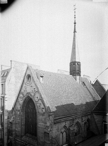 Collège de Beauvais (ancien) Chapelle, pignon et toiture au sud-ouest, Durand, Eugène (photographe), 
