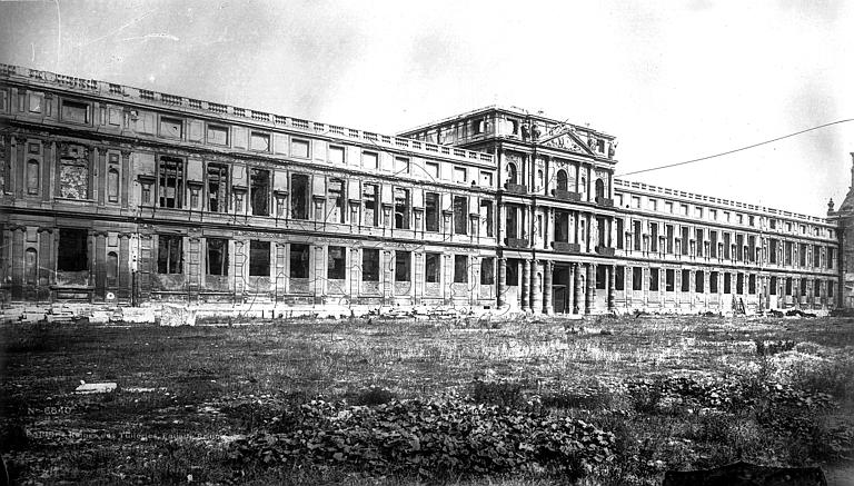 Palais des Tuileries Ruines, Durand, Eugène (photographe), 