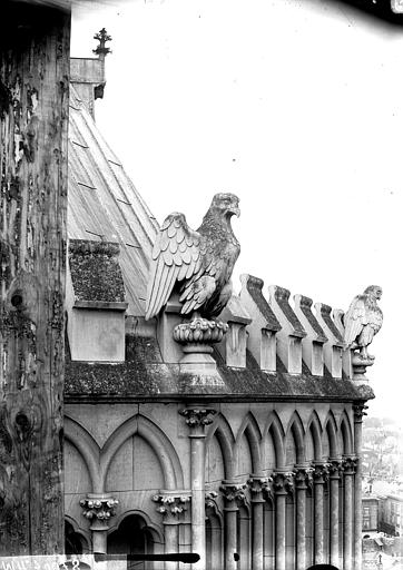 Cathédrale Notre-Dame Galerie supérieure de l'abside, oiseaux d'amortissement, Lajoie, Abel, 