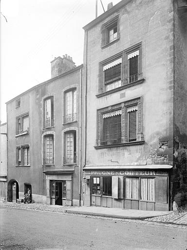Maison du Notaire, dite aussi maison Desplats ou maison du Lys ou hôtel de Loignat Façade sur rue, Jarron (photographe), 