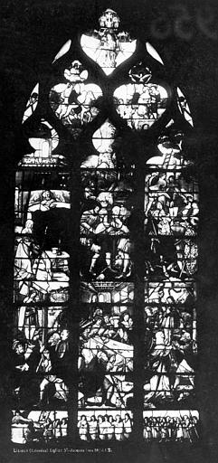 Eglise Saint-Jacques Panneau de vitrail, Durand, Jean-Eugène (photographe), 