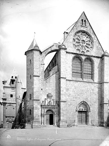 Eglise Saint-Aignan Façade ouest, Mieusement, Médéric (photographe), 
