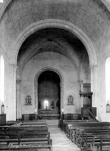Eglise Saint-Patrice Vue intérieure de la nef, vers le choeur, Mieusement, Médéric (photographe), 