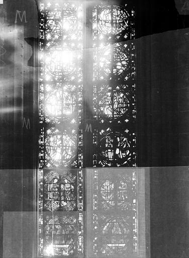 Cathédrale Notre-Dame Chapelles du choeur, vitrail M, Gaudin, 